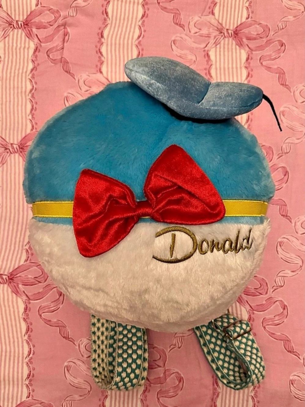 Disney Donald Duck Plush Shaped Backpack